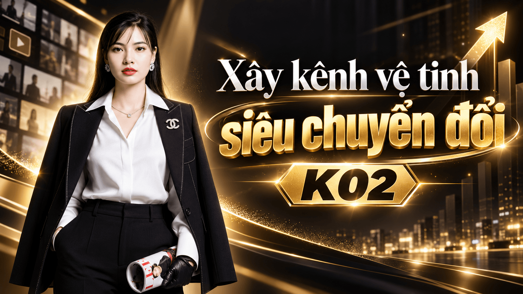 Xây kênh vệ tinh siêu chuyển đổi K02